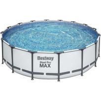 Uima-allas Steel Pro MAX 488 cm pyöreä harmaa