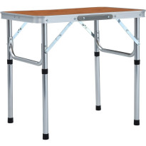 Kokoontaitettava retkipöytä, alumiini, 60x45cm, eri värejä