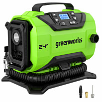 Akkuilmapumppu Greenworks G24IN, 24V, ilman akkua