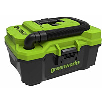 Märkä-kuivaimuri Greenworks G24WDV, 24V, ilman akkua