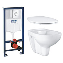 Seinä-WC-paketti Grohe Solido Compact 3 in 1, Verkkokaupan poistotuote