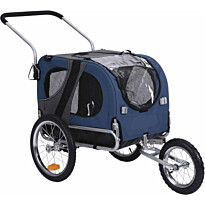 Koirakärry Trekker 2-in-1, sininen