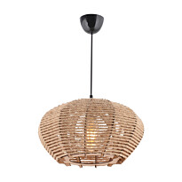 Kattovalaisin Linento Lighting Jute Ellipse, kermanvalkoinen