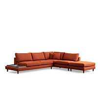 Kulmasohva Linento Furniture New, oranssi