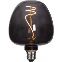 LED-lamppu Star Trading Decoled 355-13, Ø125x170mm, E27, musta, 2W, 2200K, 40lm