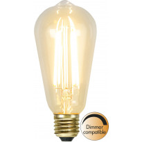 LED-lamppu Star Trading Soft Glow 352-72-1, Ø64x142mm, E27, kirkas, 3.6W, 2100K, 320lm