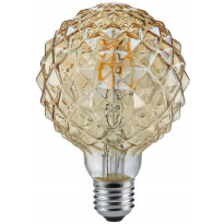 LED-lamppu Trio 904 E27, deco, filament, 4W, 320lm, 2700K, ruskea