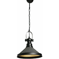 Kattovalaisin Linento Lighting YL550, Ø30cm, musta/harmaa