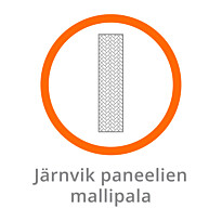 Järnvik Decoration -paneelin mallipala