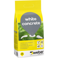 Valkobetoni Weber White Concrete, 5kg