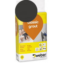 Saumalaasti Weber Classic Grout 20 Graphite, 15kg