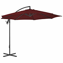 Riippuva aurinkovarjo teräspylväällä, 300cm, eri värejä