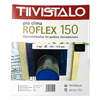 Läpivientikaulus Roflex 150, LVI-putken kaulus, 120-170mm putkelle, 3 kpl/pkt