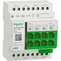 Lähtöyksikkökytkin Schneider Electric SpaceLogic KNX Mas 8-kanavainen 16A DIN