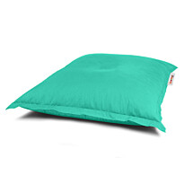 Säkkituoli ulos Linento Garden Cushion Pouf, turkoosi, Verkkokaupan poistotuote