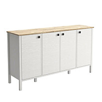 Sivupöytä Linento Furniture FRN-10059, valkoinen