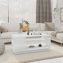 Sohvapöytä 102x55x43cm, lastulevy, eri värejä