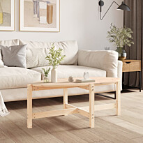 Sohvapöytä 87-118x48-63x35-45cm, mänty, eri kokoja ja värejä