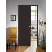 Liukuovi seinän sisään Stella Pocket Door M10, laakaovi, 1025x2040mm, musta