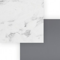 Välitilalevy Aluco, 4x3650x500mm, komposiitti, marmori/harmaa