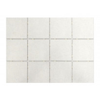 Keraaminen laatta Bien Tundra Dot 10x10, lattialaatta, valkoinen