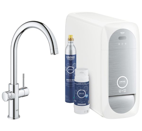 Grohe Blue Home C keittiöhana hiilihapotuslaitteella