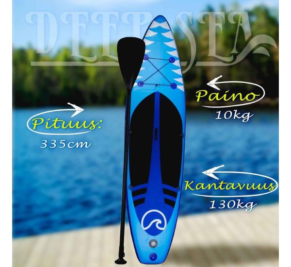 SUP-lautasetti Deep Sea Shark 335cm kokemuksia