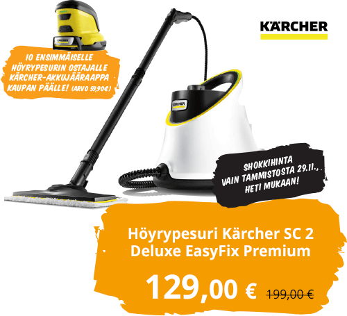 Höyrypesuri Kärcher SC 2 Deluxe EasyFix Premium