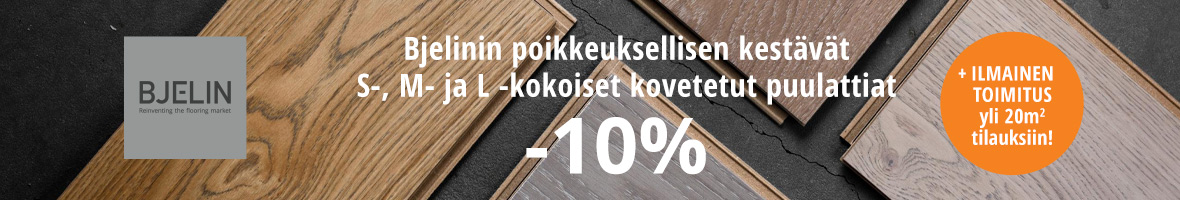 Bjelin kovetetut puulattiat -10%