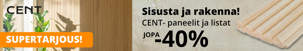 Cent sisustuspaneelit -40%