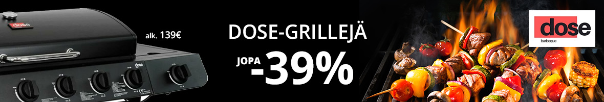 Dose grillit jopa -39%